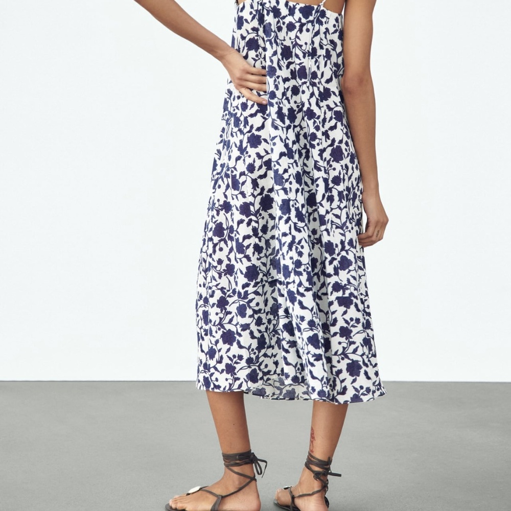 Single 🔥Zara limited edition printed cotton dress you must have - Picture 5 of 8